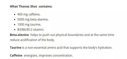 Azgard Thanos Pre workout SHOT BOX 15x60 ml