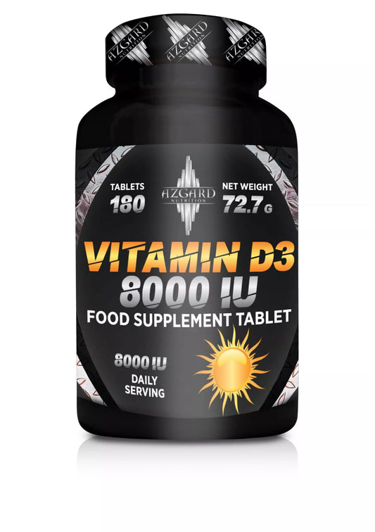 Azgard Vitamin D3 8000 UI 180 tabl.