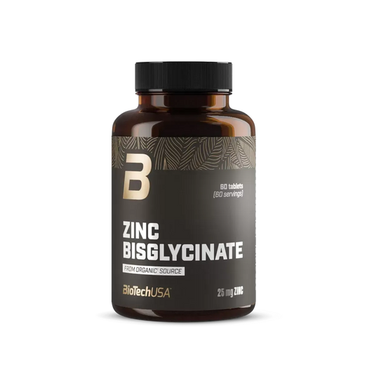 Biotech Zinc Bisglycinate 60 tabl. (cinko bisglicinatas)
