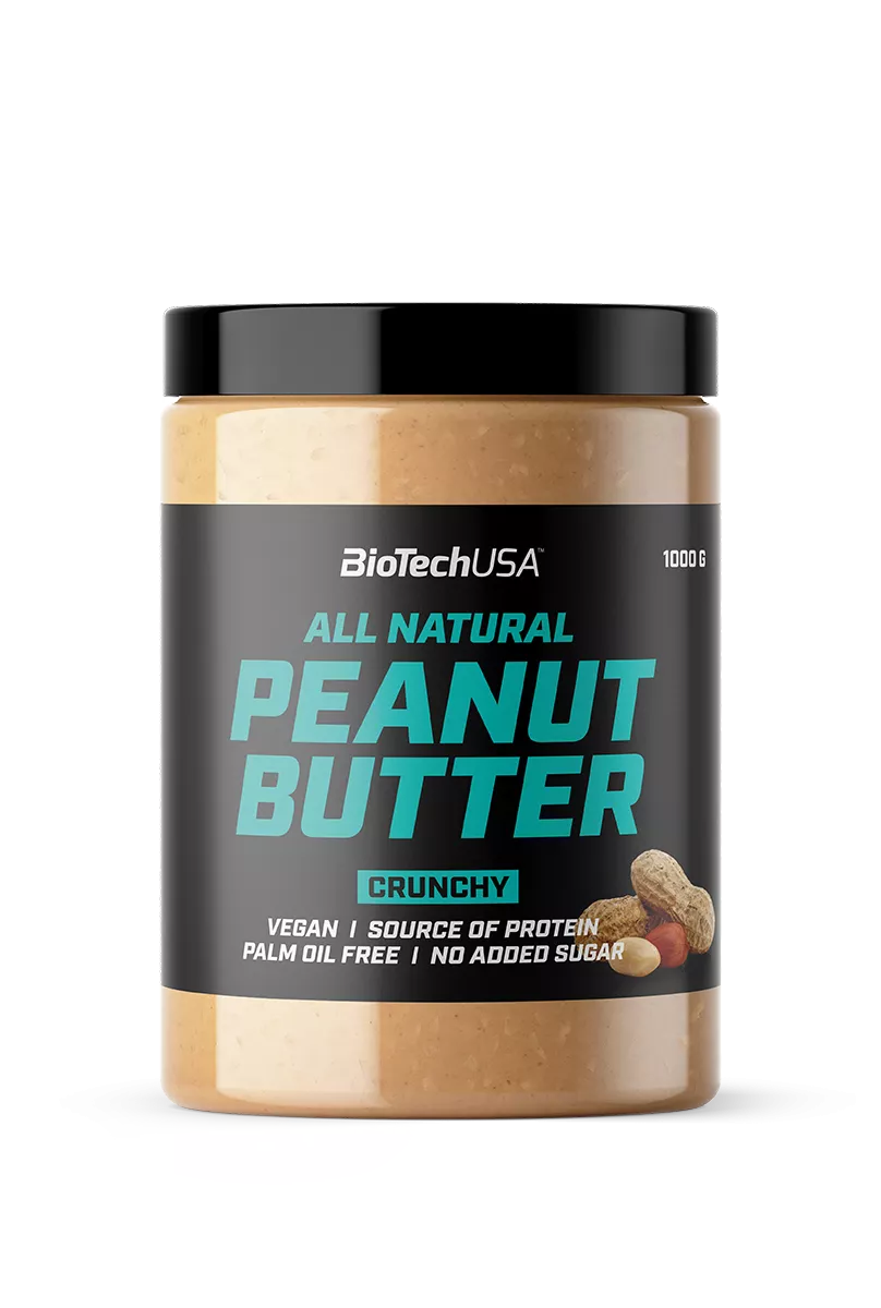 Biotech All Natural Peanut Butter, (žemės riešutų kremas) 1000 g