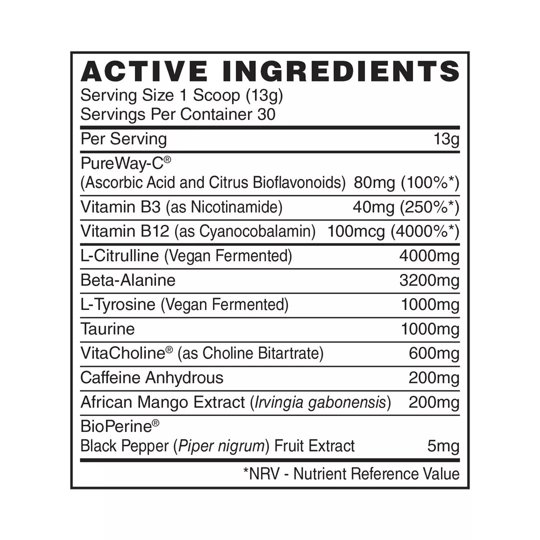 Naughty Boy Energy Pre-Workout 390 g.