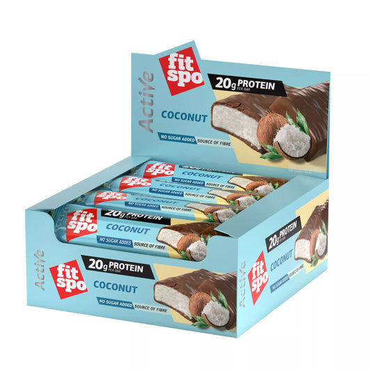 FitSpo Active Coconut protein bar BOX 60 g x 12