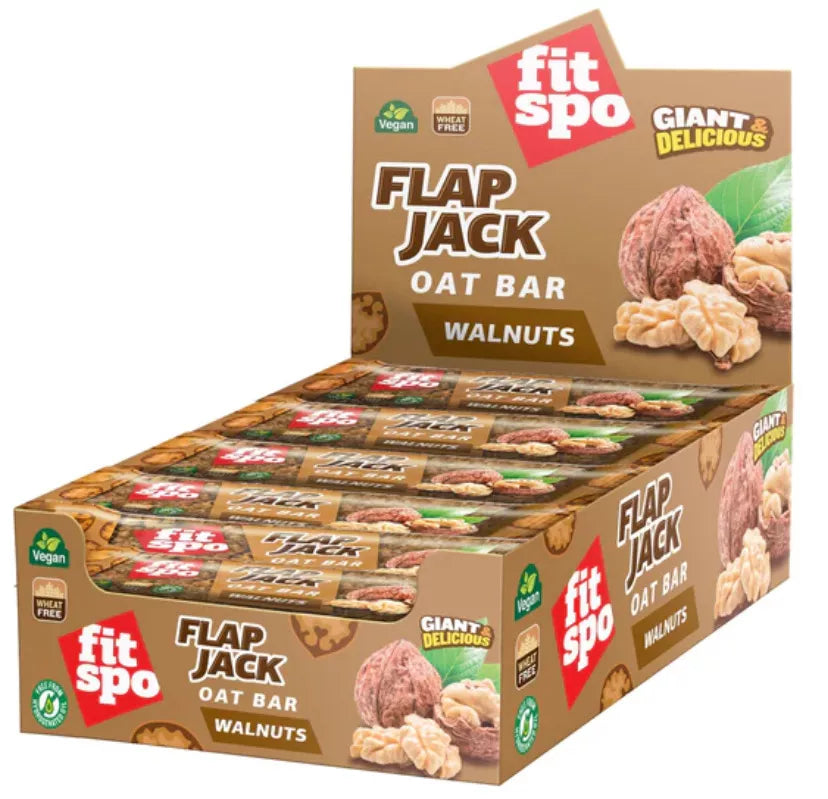 FitSpo Flap Jack Walnuts 90 g X 12 BOX