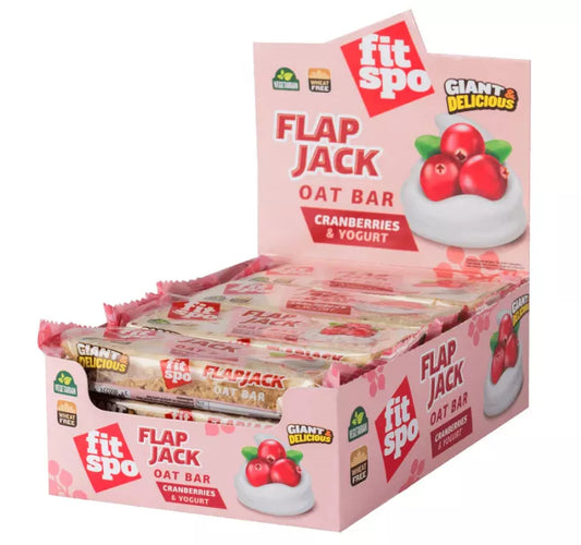 FitSpo Flapjack Cranberries and yogurt 90 g x12 BOX