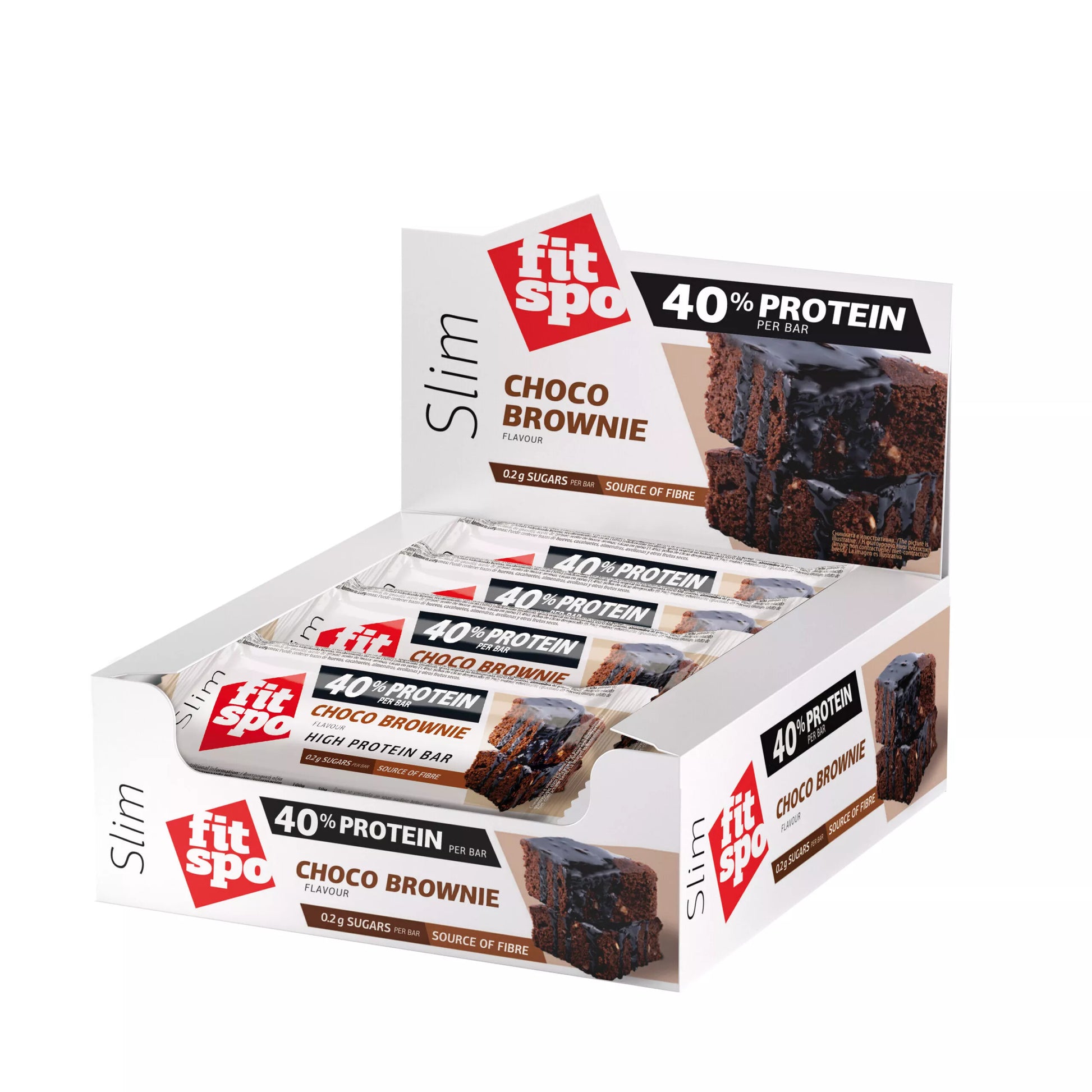 FitSpo Slim protein bar Choco Brownie BOX 50 g x 12