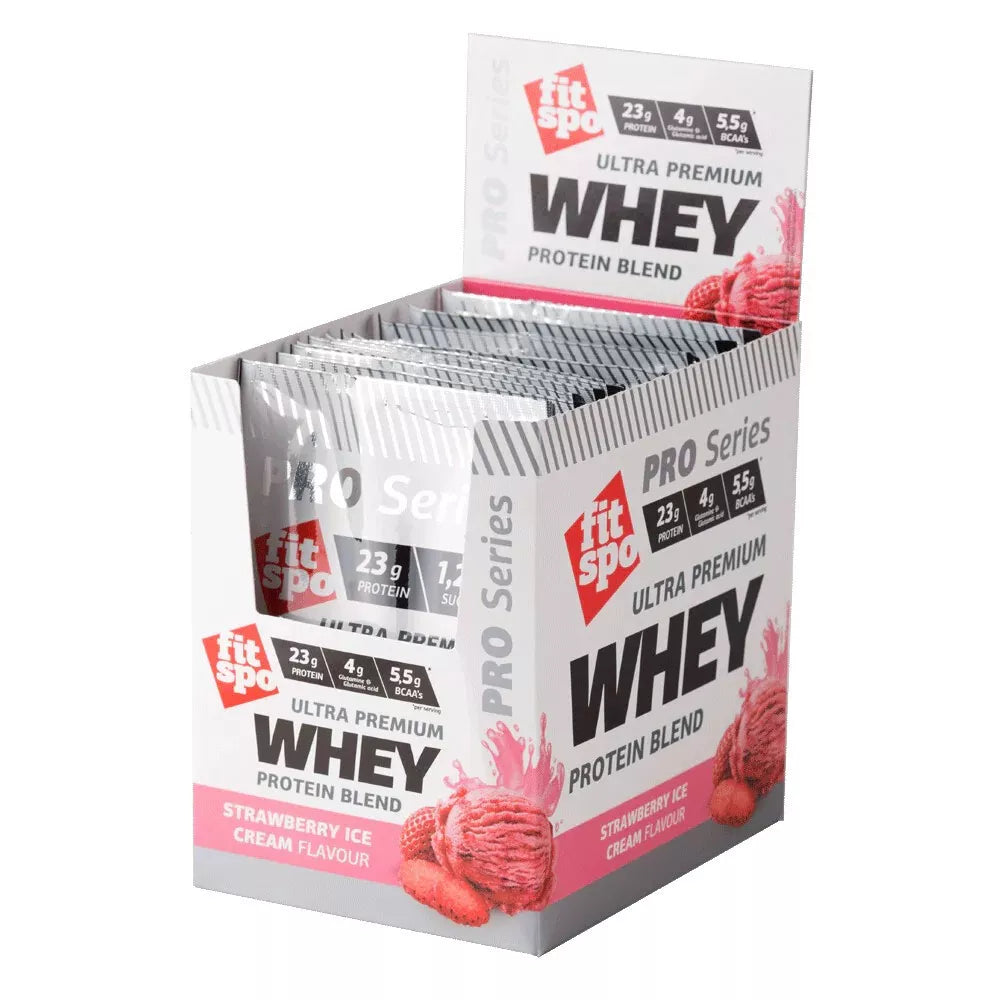 FitSpo Whey protein 30 g Strawberry Ice cream x12 BOX