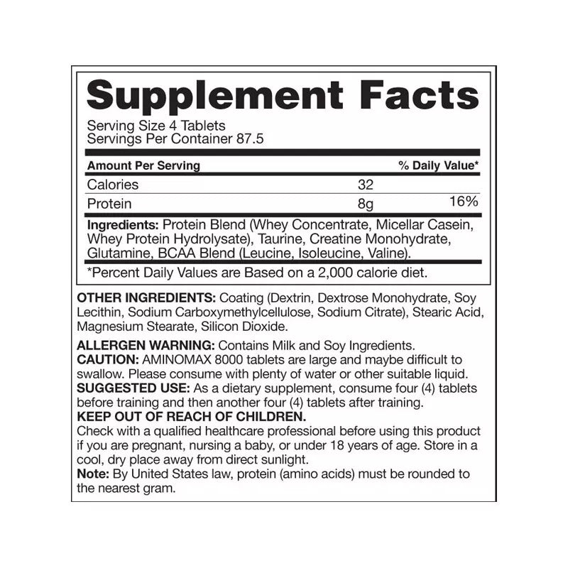 Gaspari Nutrition Amino MAX 8000 325 tabl.