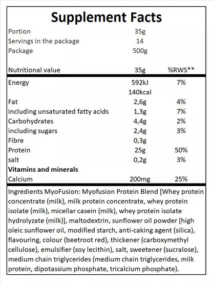 Gaspari Nutrition Myofusion 500 g