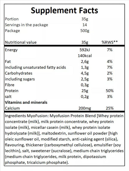 Gaspari Nutrition Myofusion 500 g