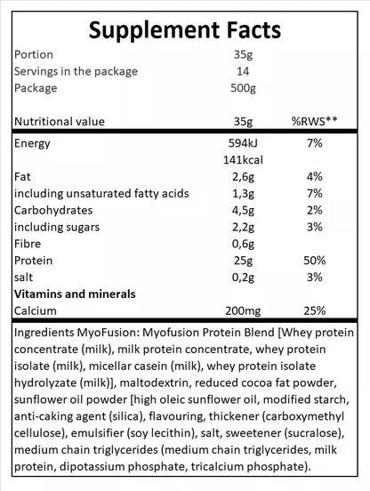 Gaspari Nutrition Myofusion 500 g