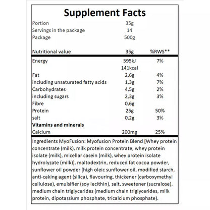 Gaspari Nutrition Myofusion 500 g