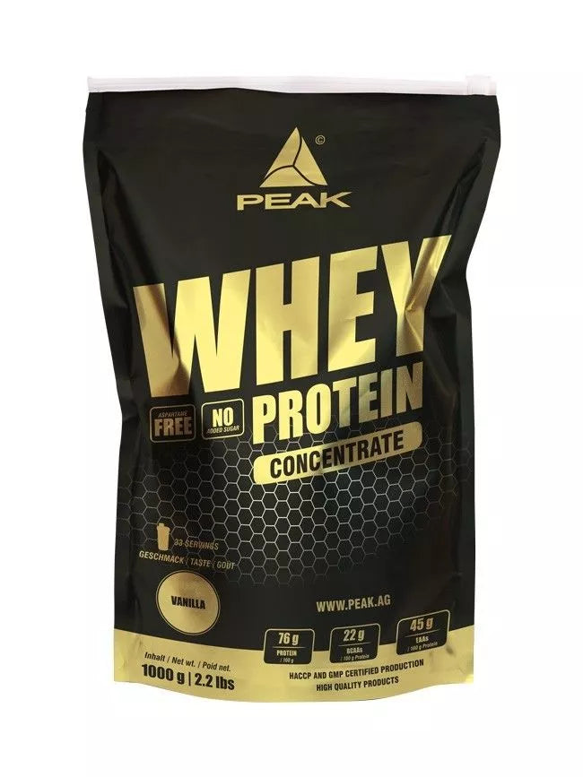 Peak Whey Protein Concentrate 900 g.
