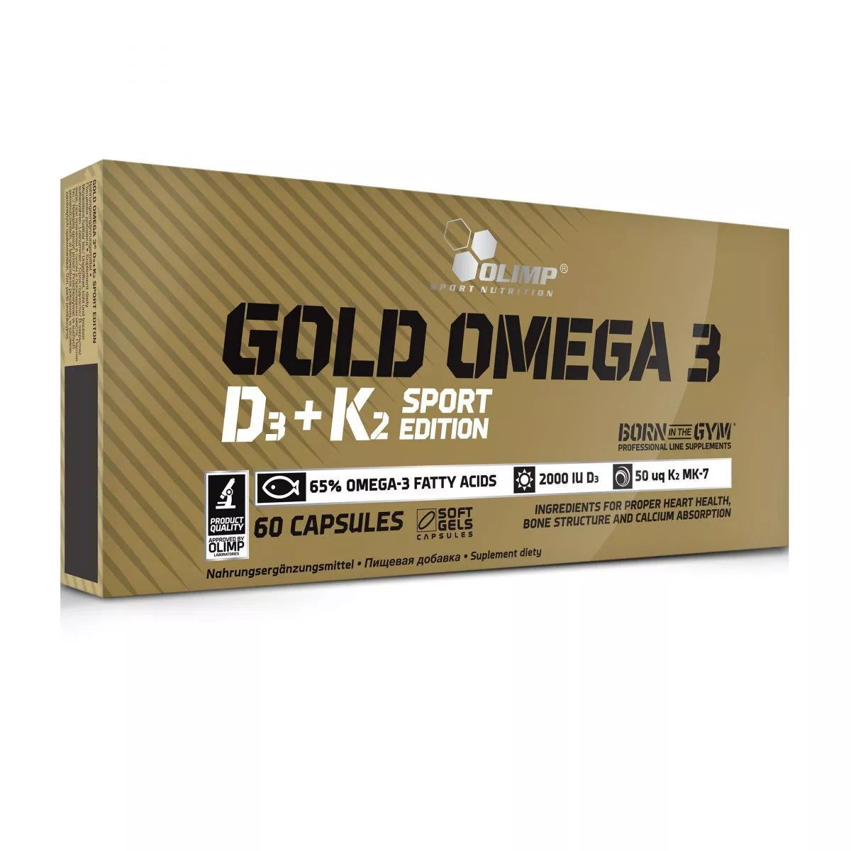 Olimp Gold Omega 3 D3 + K2 Sport Edition 60 kaps.