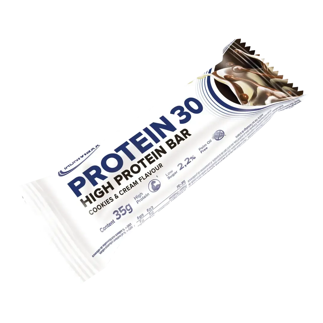 IronMaxx Protein 30 Bar 35 g. Cookies&Cream Geriausias iki 2026-03-31)