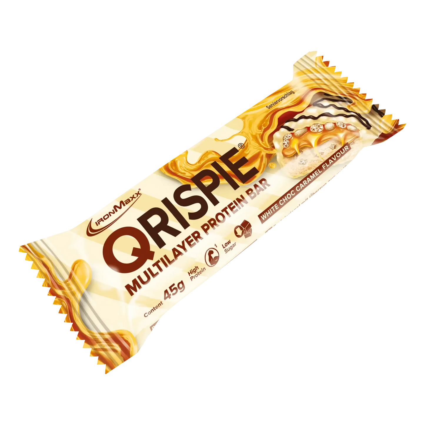 IronMaxx Qrispie Protein Bar 45 g. Geriausias iki 2026-06-30