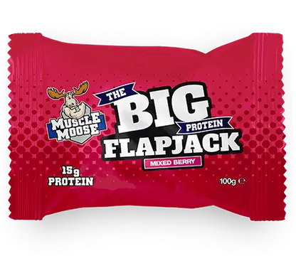 Muscle Moose The Big Protein Flapjack (avižinis batonėlis) 100 g.