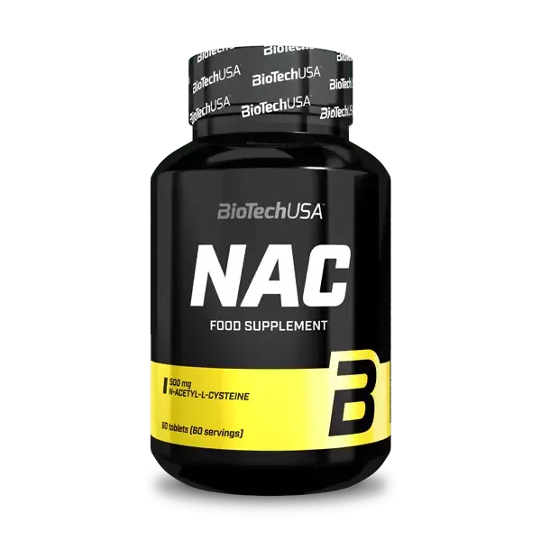 Biotech NAC 60 tabl. (N-acetil-L-cisteinas)