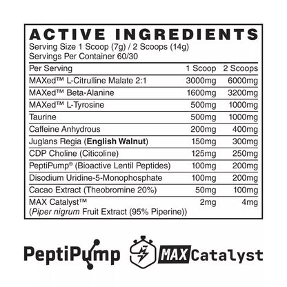 Naughty Boy Menace® V2 Pre-Workout 420 g.