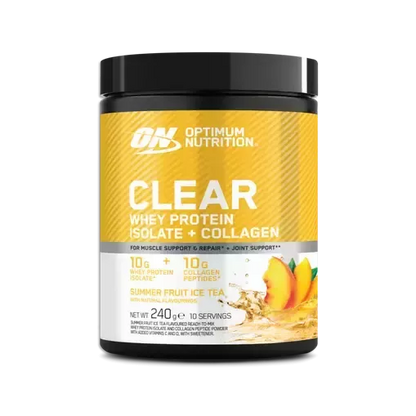 Optimum Nutrition Clear Whey Protein Isolate + Collagen 240 g.