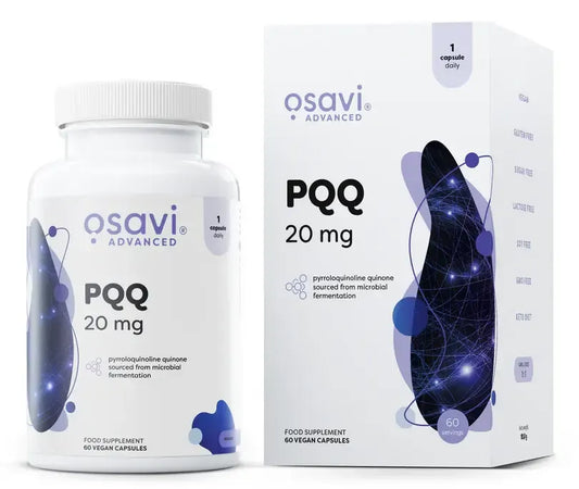 Osavi PQQ 20mg 60 kaps. (pirolochinolino chinono dinatrio druska)