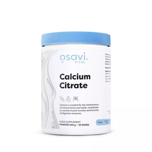 Osavi Calcium Citrate Powder 240 g. (kalcio citratas)