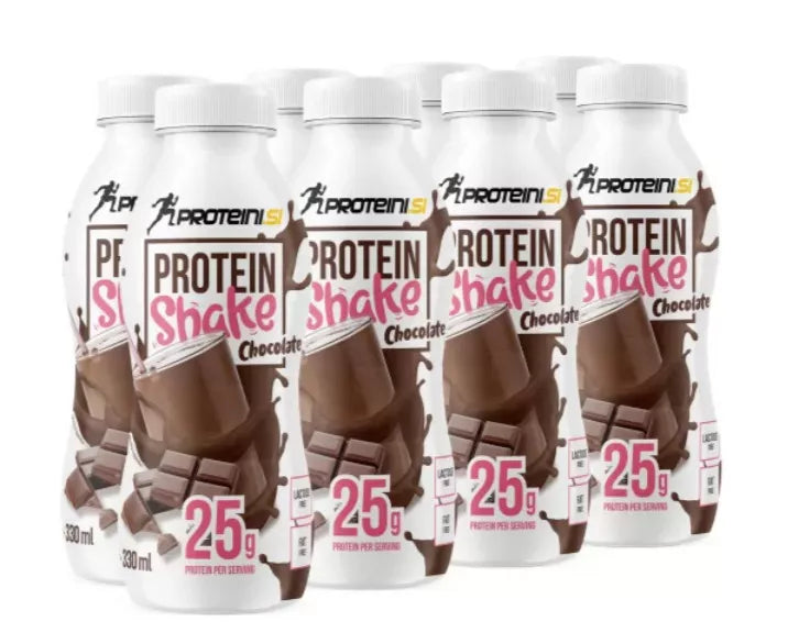 Proteini.si Protein Shake RTD 330 ml Chocolate x8 PAK