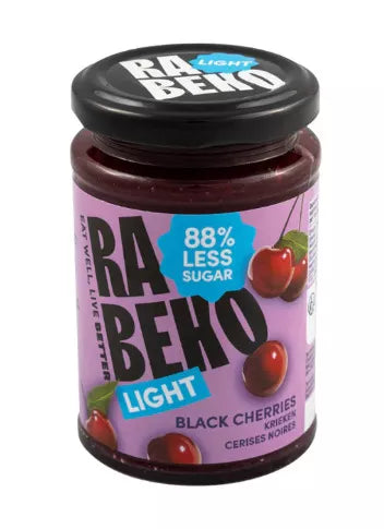 Rabeko Jam Cherries 92% less sugar 235 g