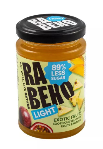 Rabeko Jam Exotic Fruit 92% less sugar 235 g