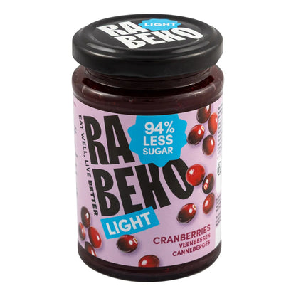 Rabeko Light Jam Cranberries 230 g