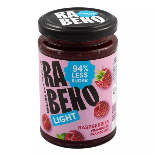 Rabeko Light Jam Raspberries 230 g