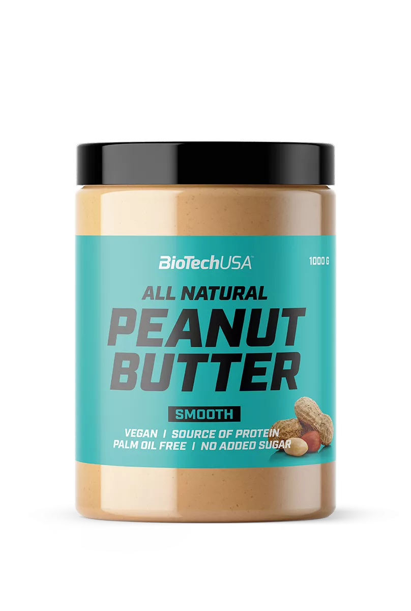 Biotech All Natural Peanut Butter, (žemės riešutų kremas) 1000 g