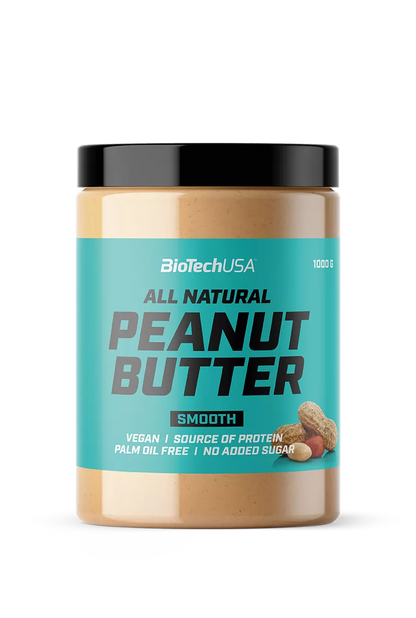 Biotech All Natural Peanut Butter, (žemės riešutų kremas) 1000 g
