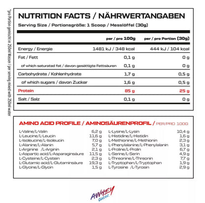 VAST AWHEY CLEAR Whey protein Isolate 450 g