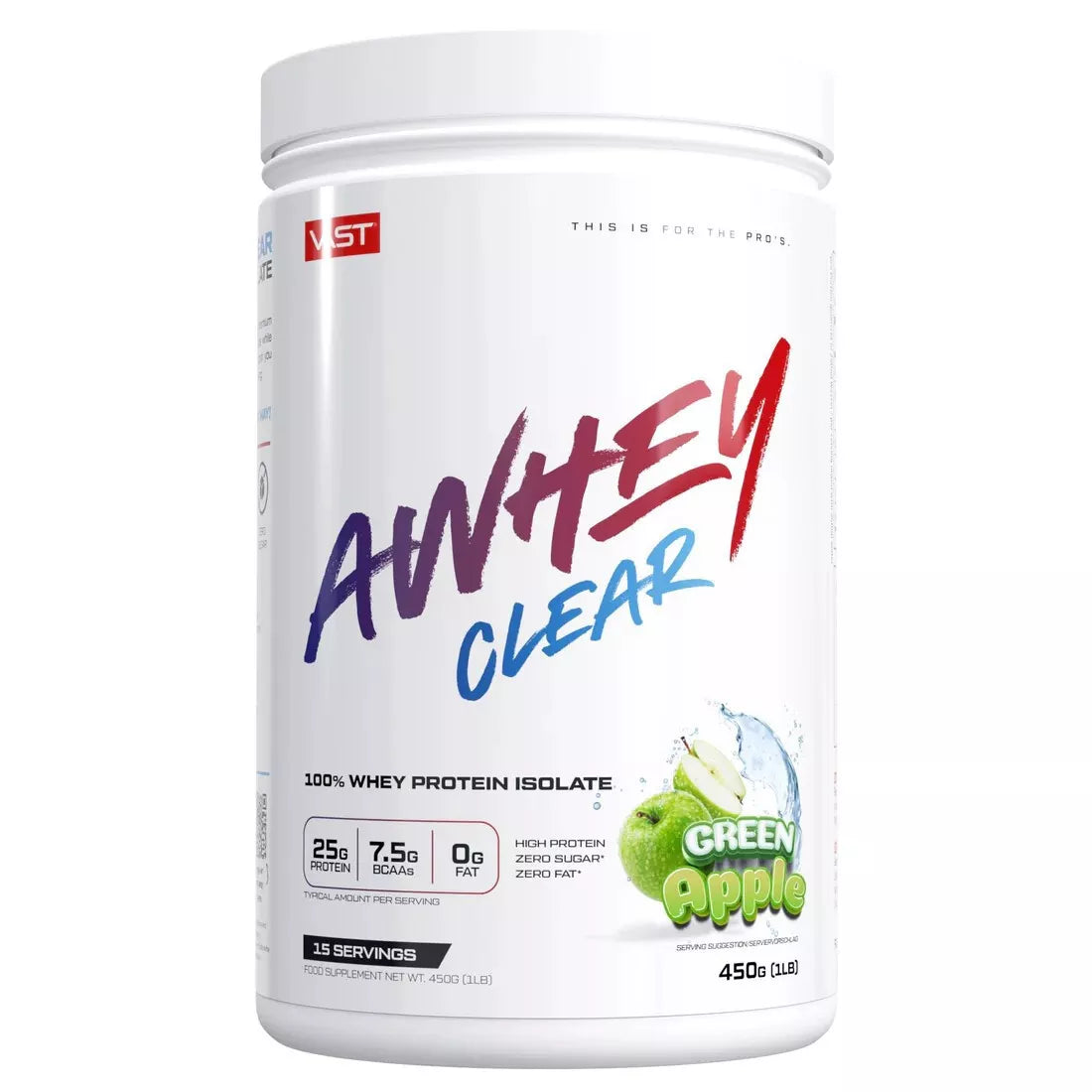 VAST AWHEY CLEAR Whey protein Isolate 450 g