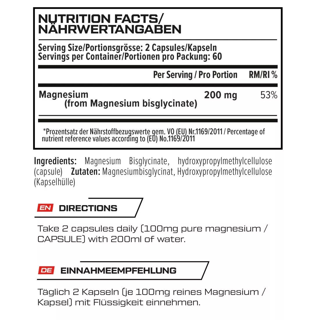 VAST Magnesium 200 120 Caps