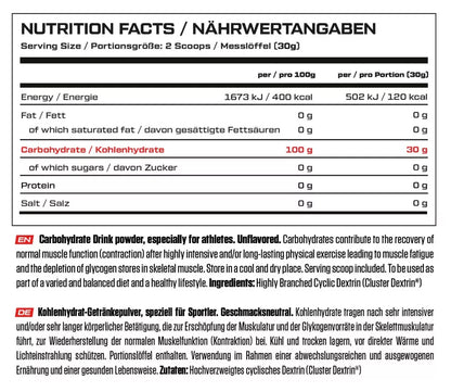 VAST PRO Carbs Cluster Dextrin 900 g