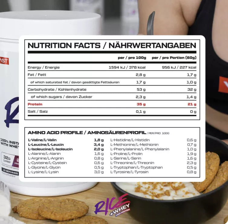 VAST Rice + Whey 900 g