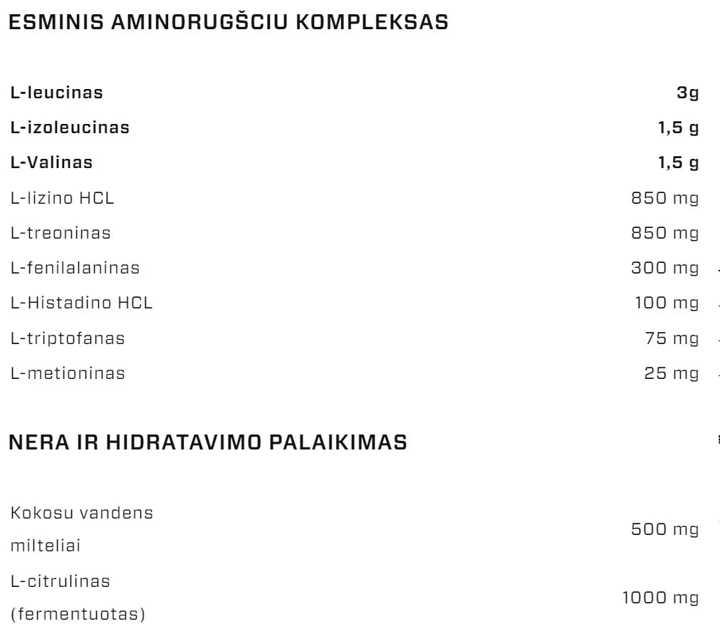 VAST Total Amino EAA+