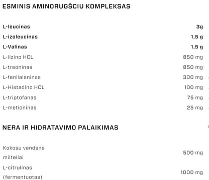 VAST Total Amino EAA+