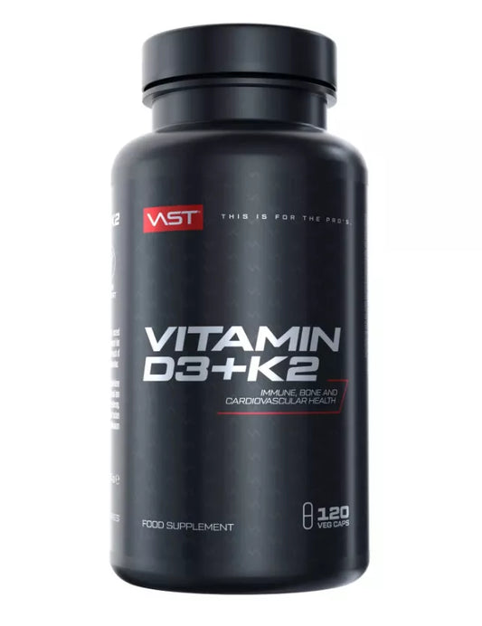 VAST Vitamin D3+K2 120 Caps