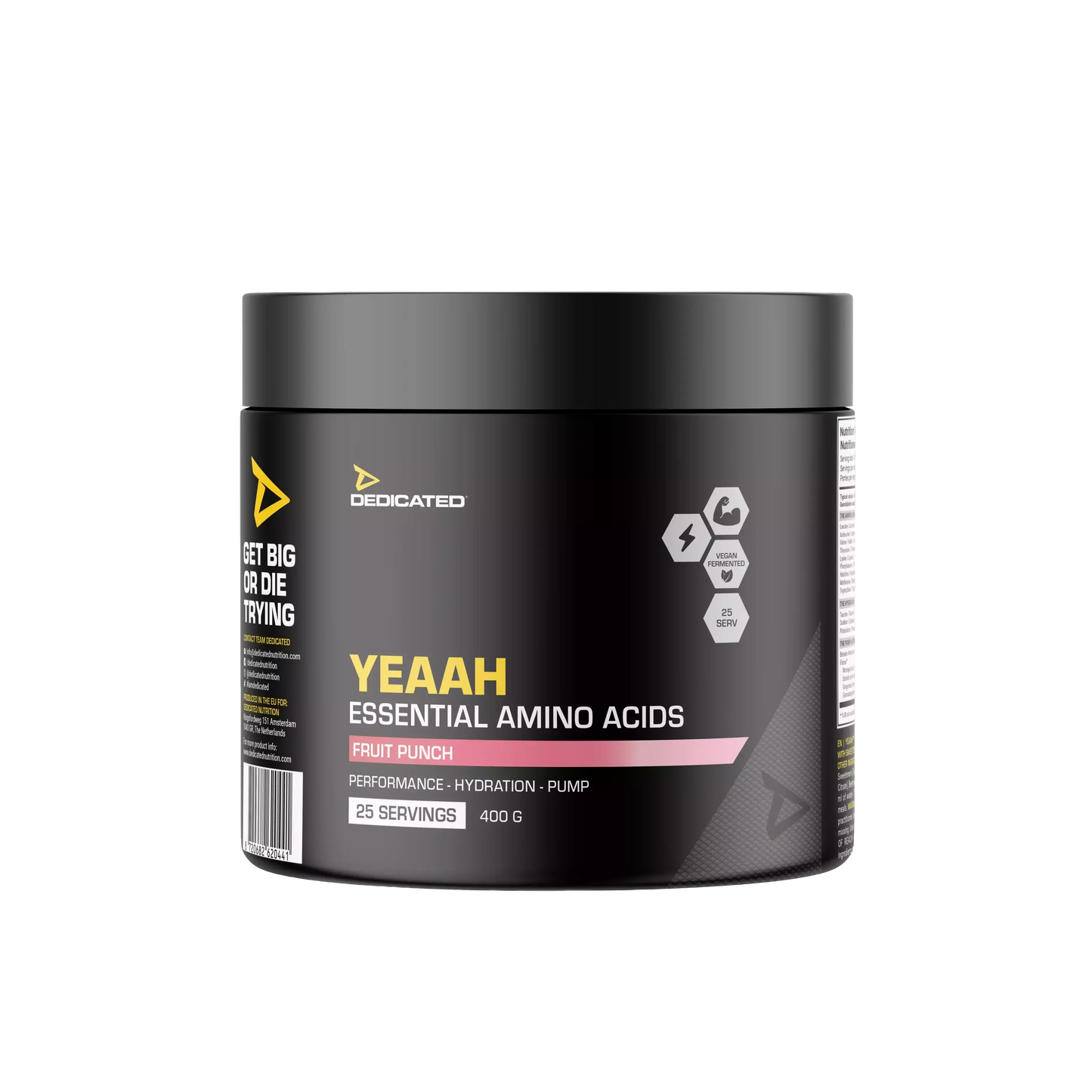 Dedicated YEAAH Essential Amino Acids 400 g. (Amino rūgščių kompleksas)